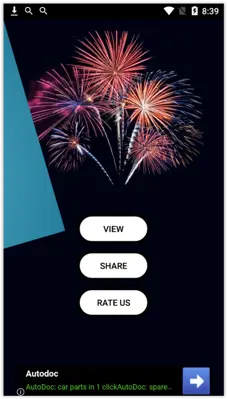 Fireworks Live Wallpapers android App screenshot 0