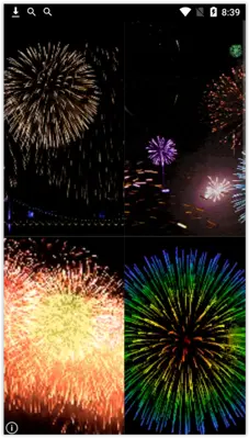 Fireworks Live Wallpapers android App screenshot 1